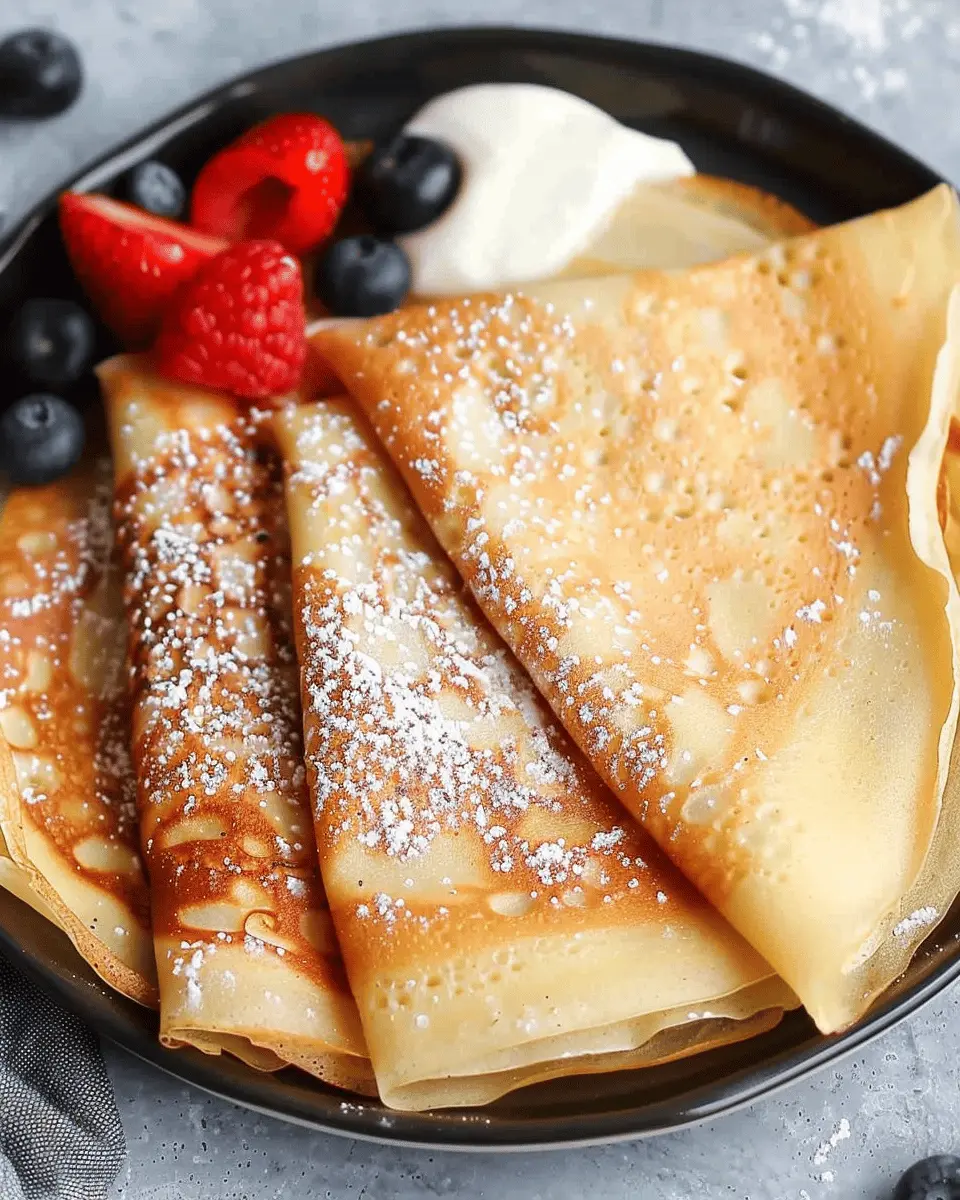 Easy French Pancakes