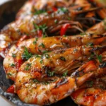 BBQ Grilled Prawns with Garlic, Lemon & Chilli