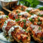 Chicken Kofta with Garlic Yogurt Sauce is Irresistible!