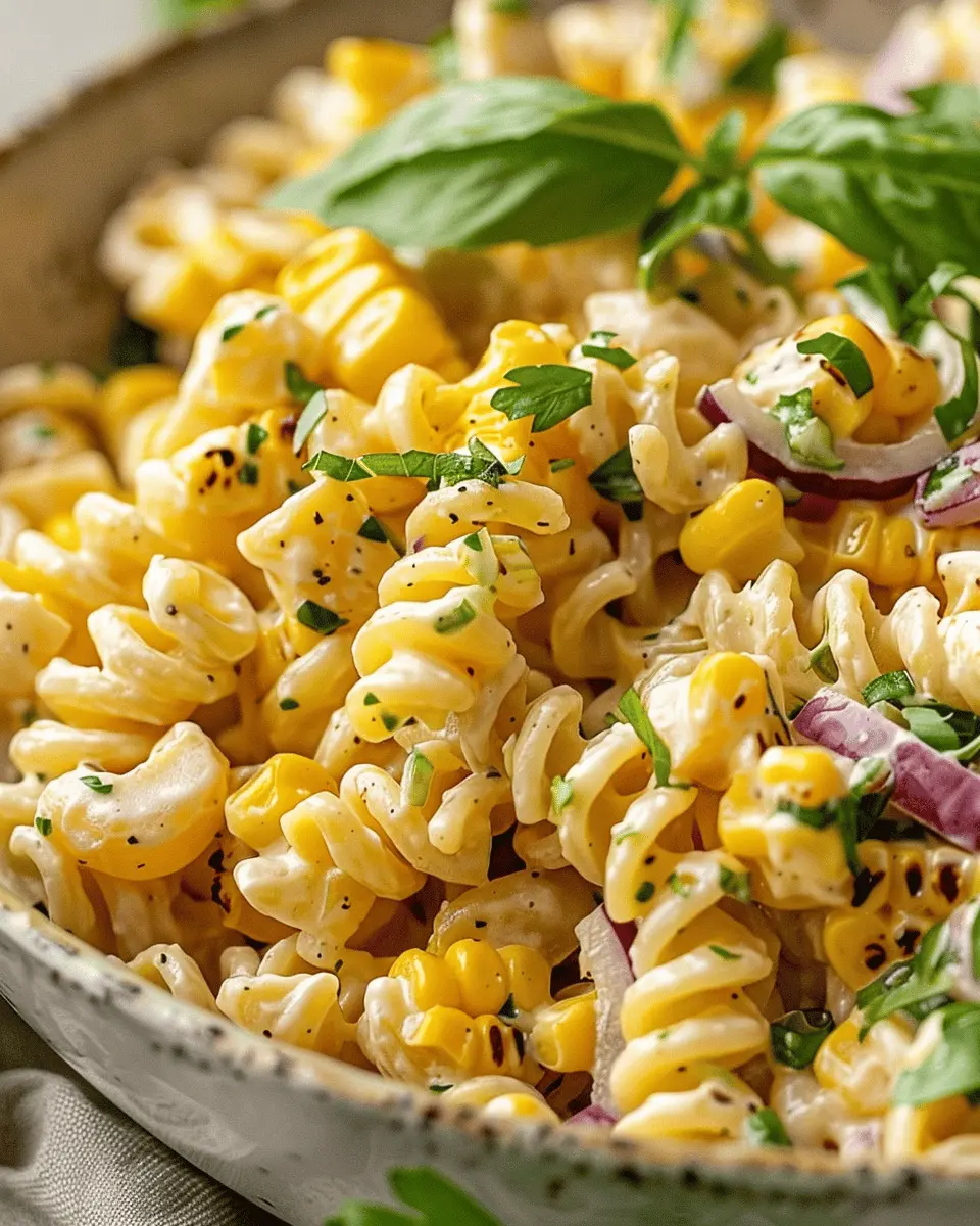 Creamy Street Corn Pasta Salad: Your Best Summer Side Dish