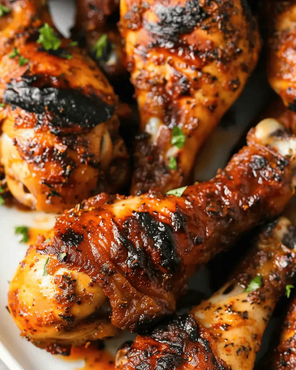 Crispy Grilled Chicken Drumsticks: Easy 5-Ingredient Delight