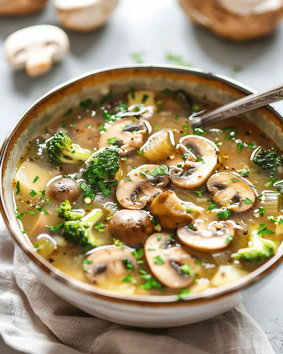 Easy 30-Minute Mushroom Vegetable Soup: A Wholesome, Comforting Delight