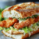 Irresistible Crispy Chicken Caesar Sandwich Recipe