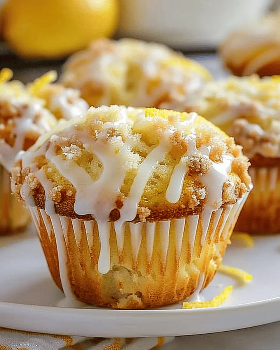 Lemon Cake Mix Muffins: Easy Treat with Zesty Lemon Glaze