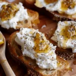 Ricotta Honey Toast