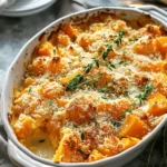 Cheesy Butternut Squash Casserole