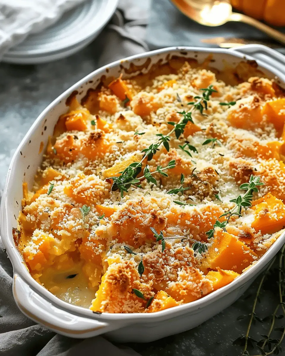 Cheesy Butternut Squash Casserole: An Indulgent Comfort Meal