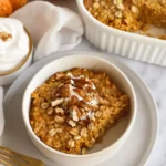 Easy Pumpkin Baked Oatmeal