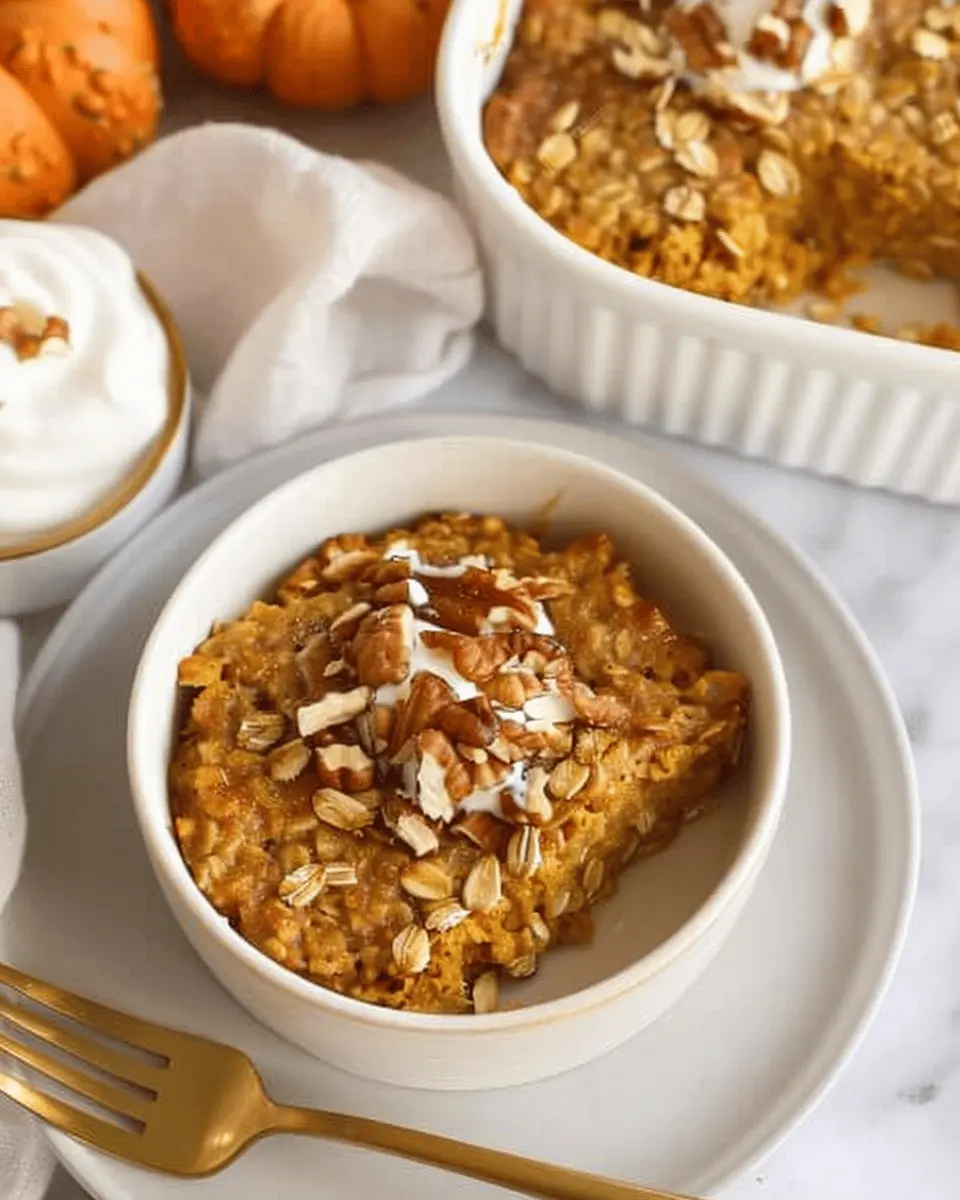 Easy Pumpkin Baked Oatmeal: A Warm, Healthy Delight for All