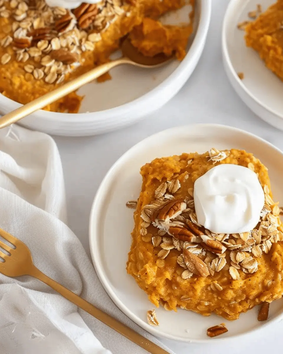 Easy Pumpkin Baked Oatmeal: A Cozy Fall Breakfast Delight