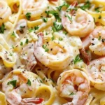 Creamy Shrimp Pasta | Shrimp Alfredo