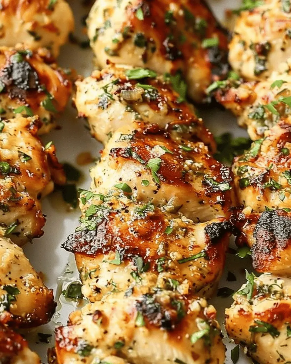 Ranch Garlic Parmesan Chicken Skewers with Turkey Bacon Twist