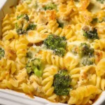 Cheesy Broccoli Chicken Pasta Bake