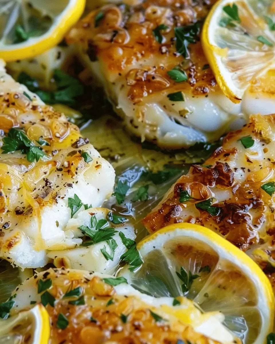 Baked Cod Recipe with Lemon and Garlic: A Simple Delightful Dish
