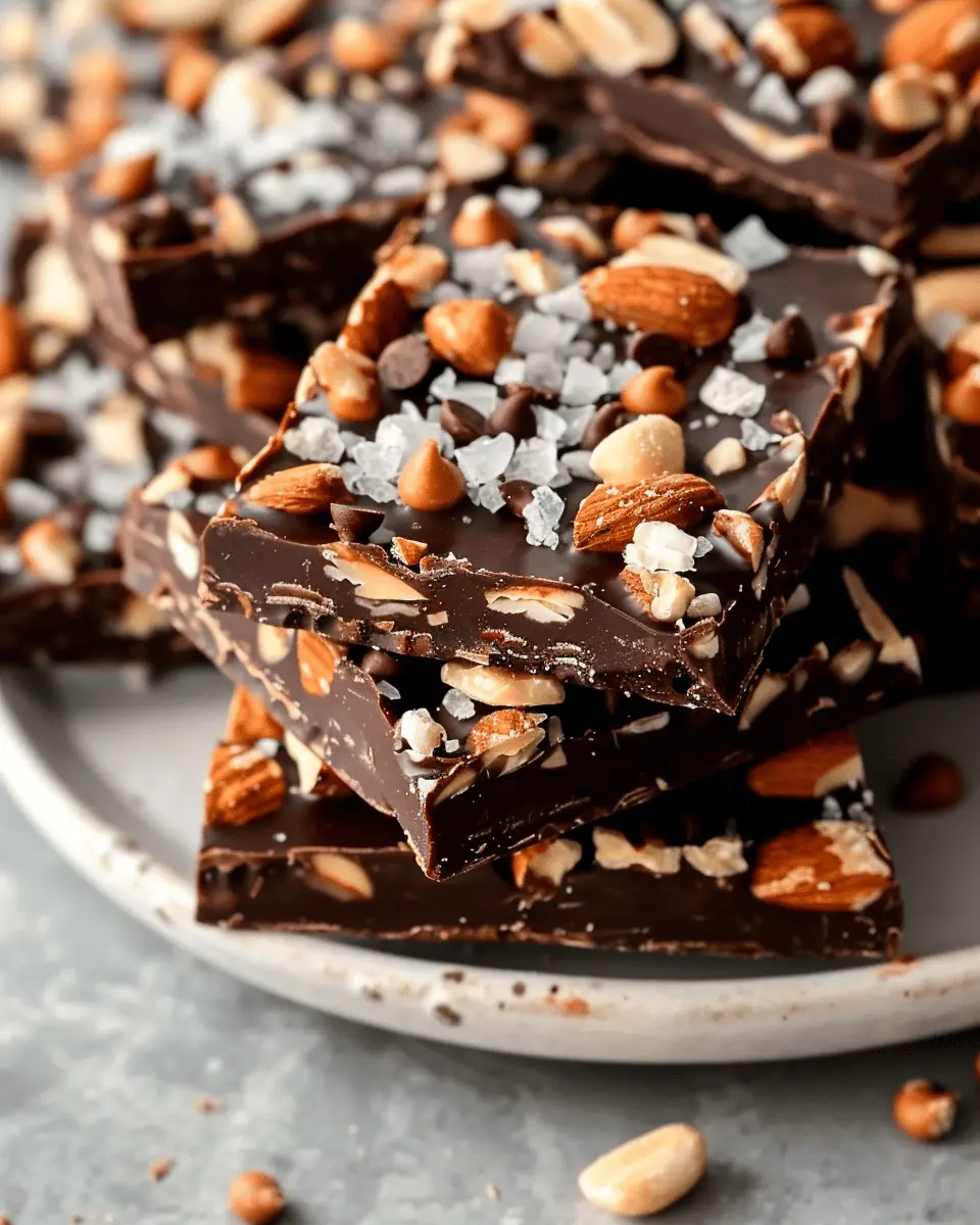 Dark Chocolate and Sea Salt Nut Bars: Indulgent Treats You’ll Love