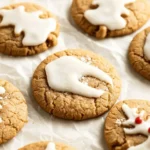 Soft Gingerbread Cookies with Maple Glaze