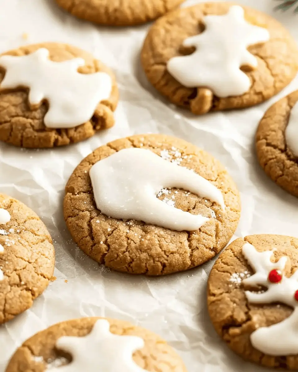 Soft Gingerbread Cookies with Maple Glaze: A Cozy Delight