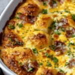 Easy Breakfast Casserole with Crescent Rolls Recipe