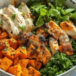 Chicken and Sweet Potato Bowls for Two