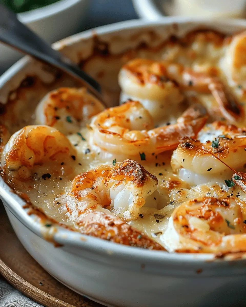 Keto Garlic Shrimp Au Gratin: Easy Comfort Food Delight