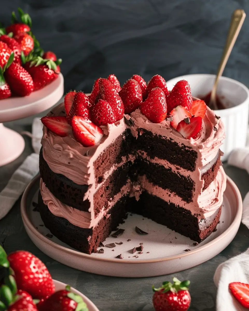 Strawberry Chocolate Cake: Easy Indulgence for Every Occasion