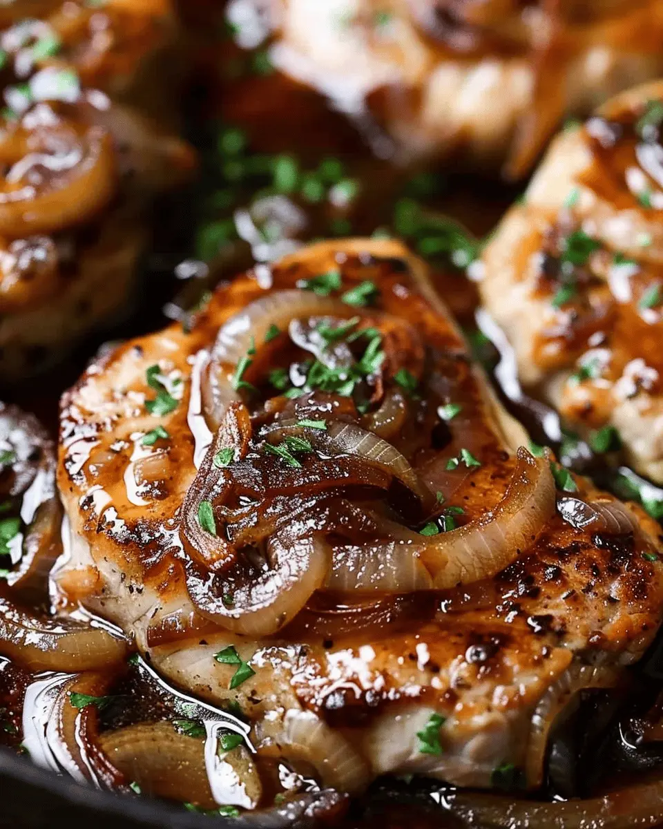 French Onion Pork Chops: Juicy Twist on a Comfort Classic