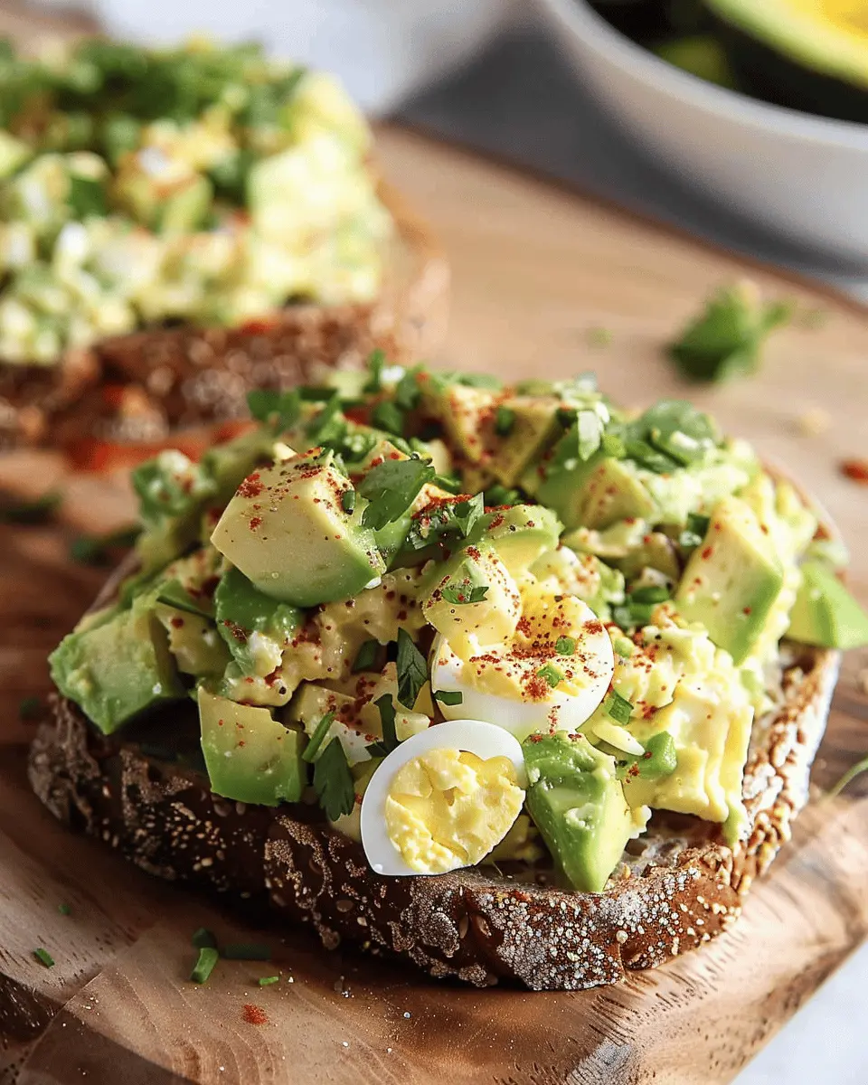 Avocado Egg Salad: The Best Creamy Delight with Turkey Bacon