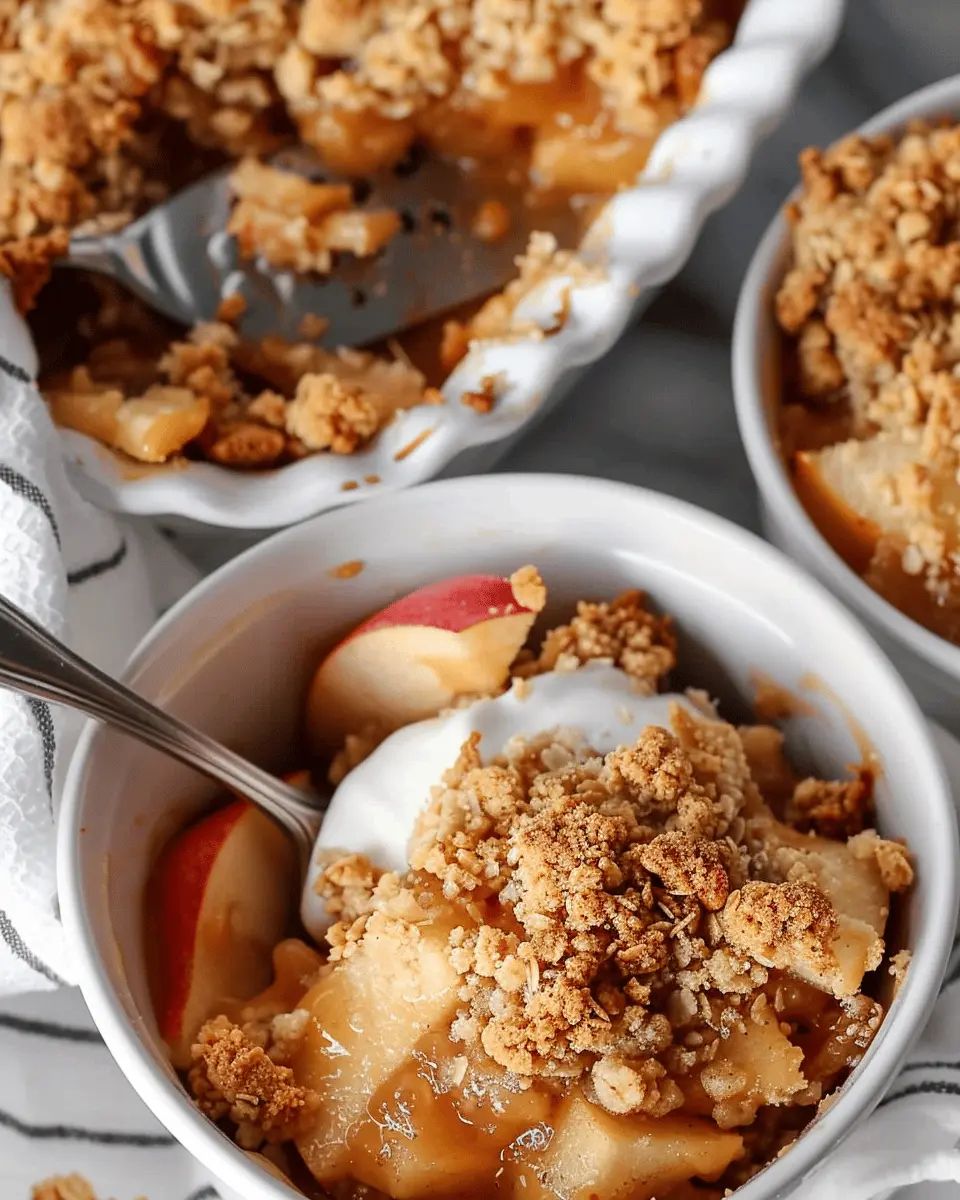 Apple Crumble Delight: The Best Comfort Dessert Recipe