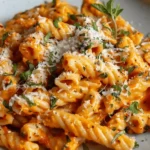Easy and Creamy Tomato Garlic Pasta Recipe