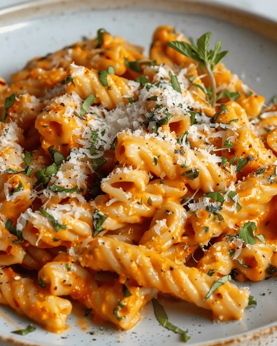 Easy and Creamy Tomato Garlic Pasta Recipe with Turkey Bacon Delight