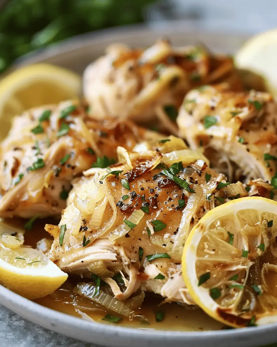 Slow Cooker Lemon Garlic Chicken: Easy, Juicy Recipe for Home Chefs
