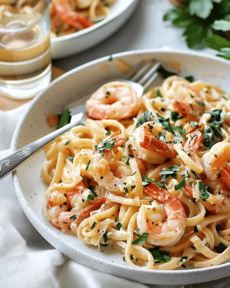 Creamy Tuscan Shrimp Linguine: Indulgent Comfort Food Made Easy