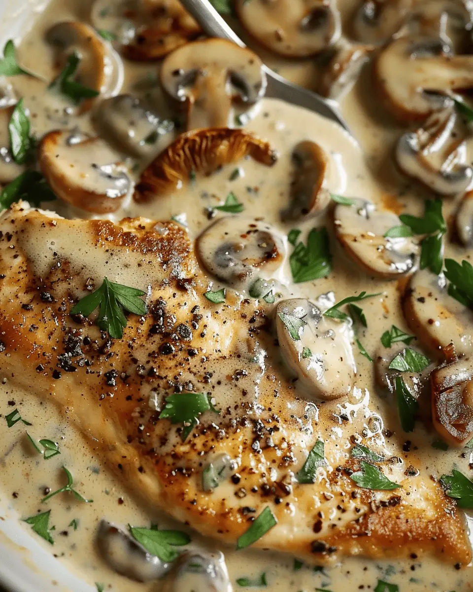 Creamy Mushroom Chicken: Easy Recipe for Comforting Flavor