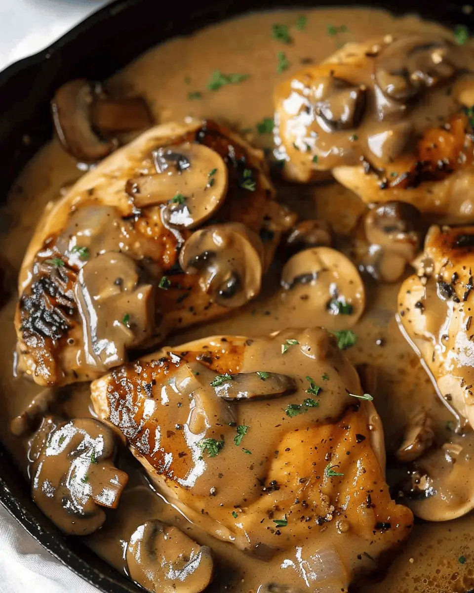 Chicken with Mushroom Gravy: A Comforting and Easy Weeknight Meal