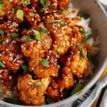 Sticky Sesame Cauliflower
