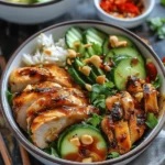 Sweet Chili Rotisserie Chicken Bowls