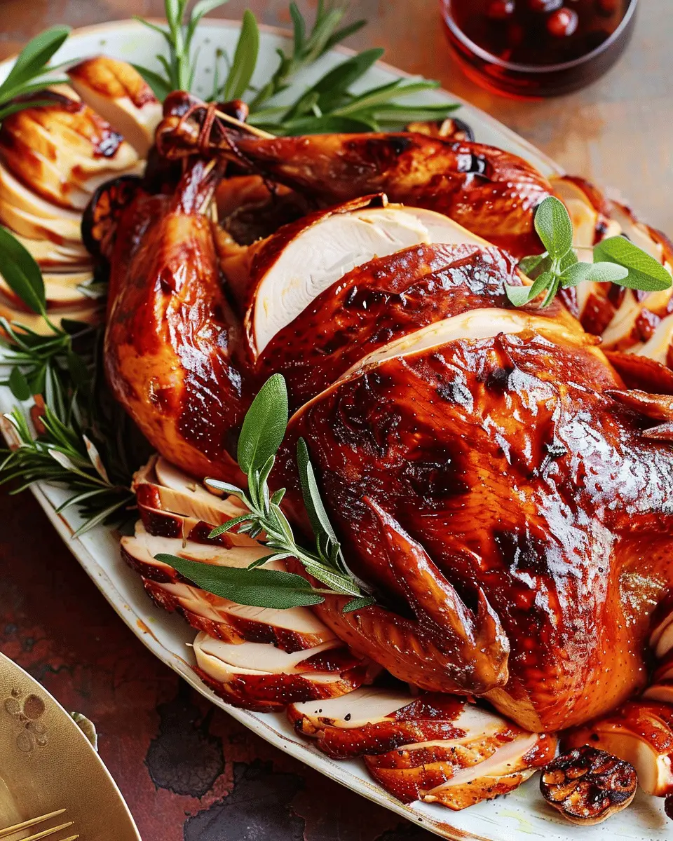 Maple Butter Glazed Turkey: The Juicy Thanksgiving Star