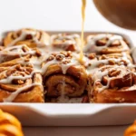 Vegan Pumpkin Cinnamon Rolls