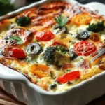 Cottage Cheese and Veggies Bake