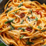 Vegan Creamy Sun Dried Tomato Pasta Recipe