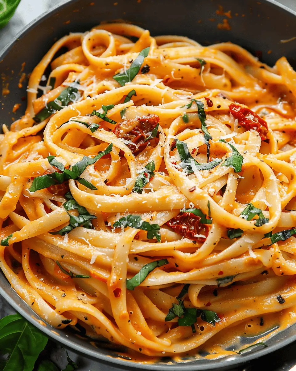 Vegan Creamy Sun Dried Tomato Pasta: A Rich and Comforting Delight
