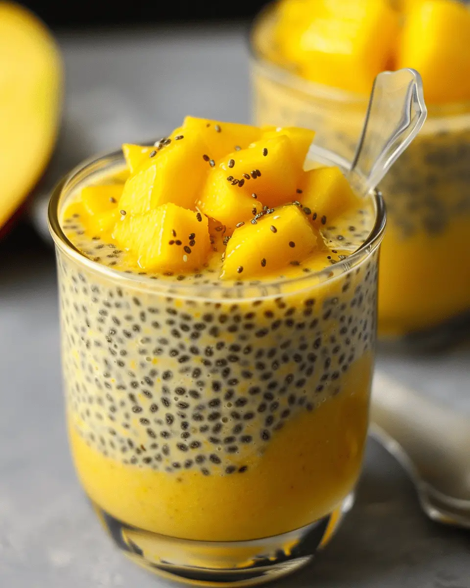 Mango Chia Pudding: A Deliciously Easy Breakfast Delight