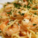 Shrimp Scampi Pasta Bake