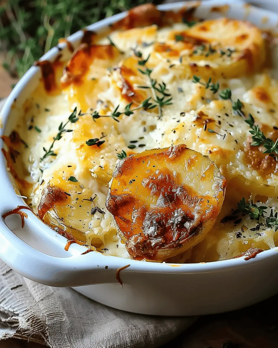 Roasted Garlic Potatoes au Gratin: The Best Comfort Food Delight