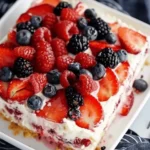 No Bake Berry Icebox Cake