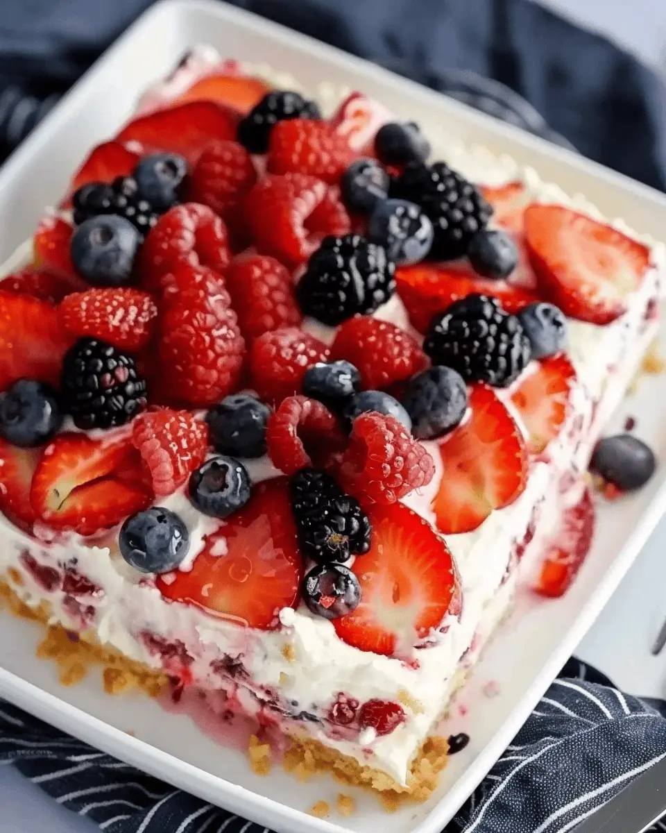 No Bake Berry Icebox Cake: The Easy Dessert You’ll Love