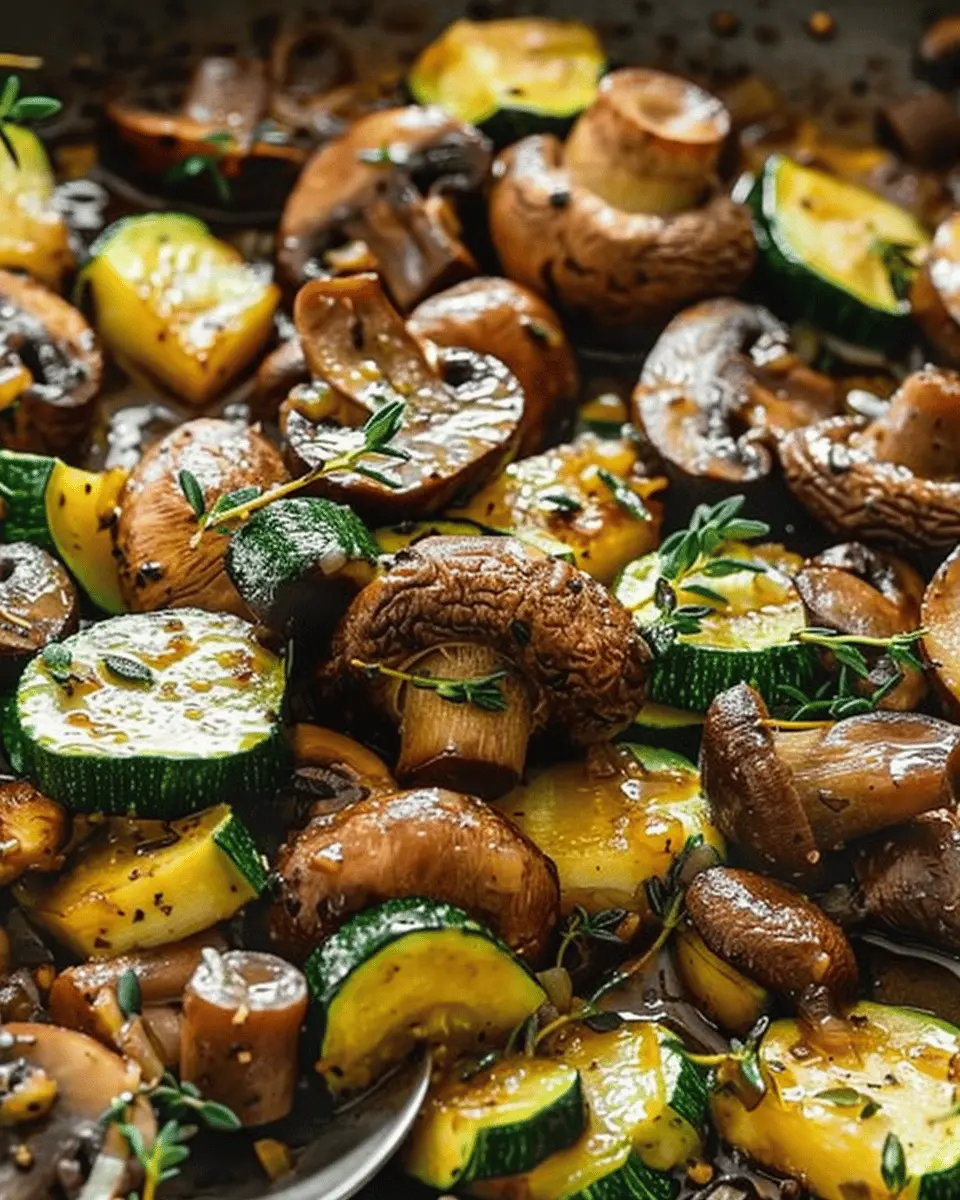 Skillet Zucchini and Mushrooms: Easy & Flavor-Packed Delight