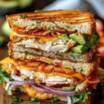 Chicken Avocado Melt Sandwich