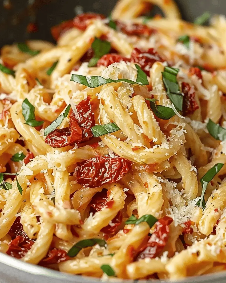One-Pan Sun-Dried Tomato Pasta: Easy Delight for Beginners
