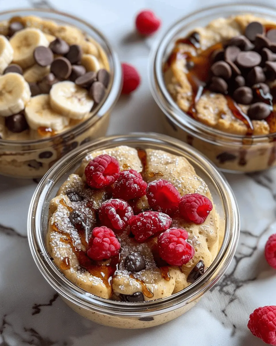 Baked Protein Pancake Bowls: Easy Meal Prep with Turkey Bacon and Chicken Ham